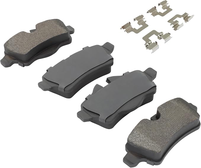 Premium Semi-Metallic Rear Brake Pads Compatible - Image 2