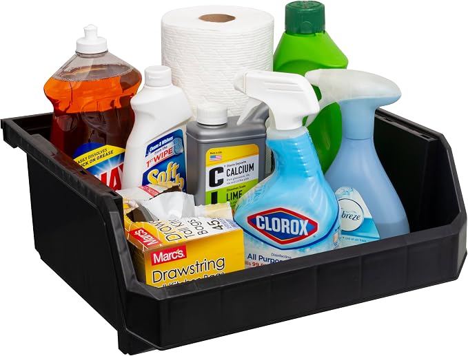 Plastic Containers for Organizing and Storage Bins for Closet, Garage or Pantry - Image 6