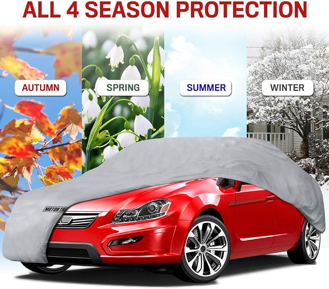Motor Trend Breathable Lightweight Car Cover, Anti-Moisture Build-Up - Image 2