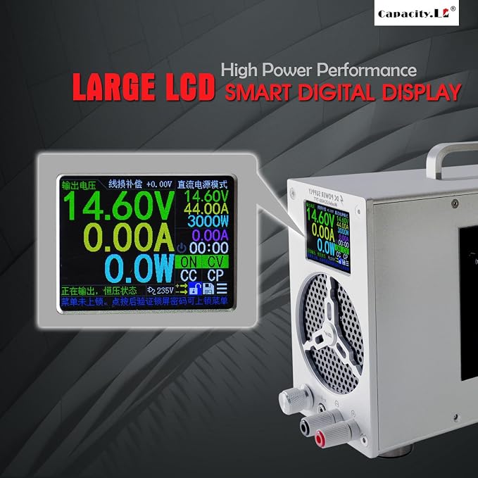High Power Battery Charger, Upgraded Design LifePO4 Battery Charger, One Click - Image 4