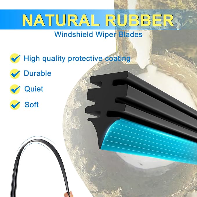 CJPPPZIW® Windshield Wipers-28 Inch+28 Inch+11 Inch Replacement - Image 8