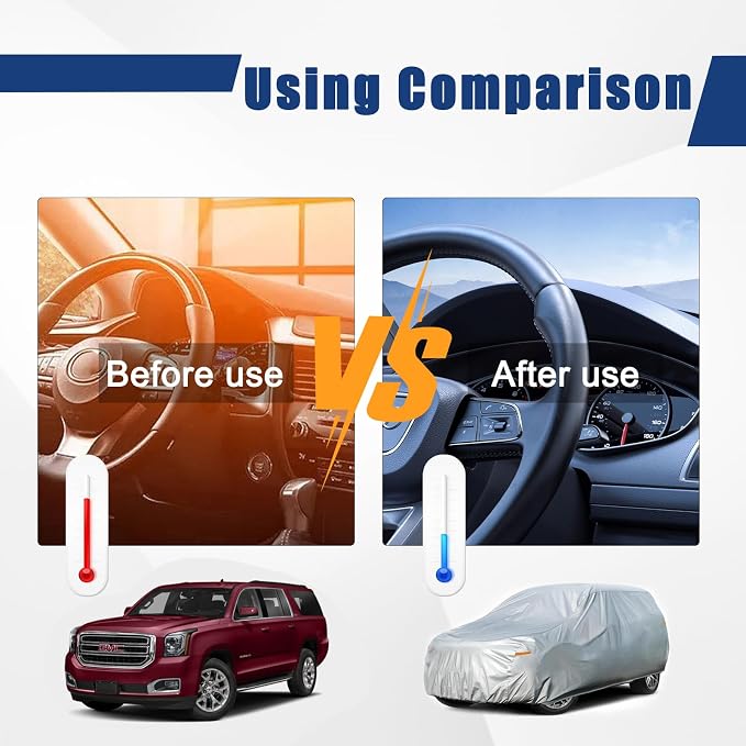 Kayme 6 Layers SUV Car Cover Custom Fit - Image 4