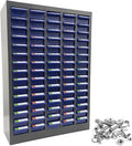 Parts Cabinet, 75 Drawers Tool Cabinet Without Door, Plastic Bolt and Nut Tool by Unknown