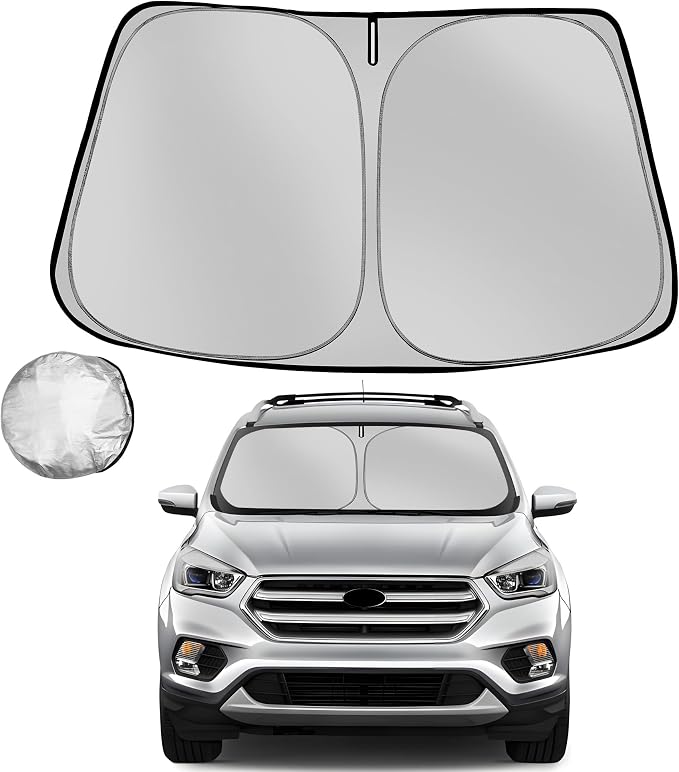 Windshield Sun Shade for 2013-2019 Ford Escape SUV Foldable Sun Sunshade for by Fonowka