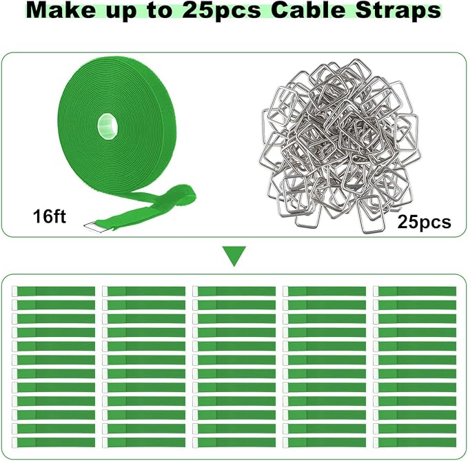 1"x16ft Hook and Loop Straps - Image 4