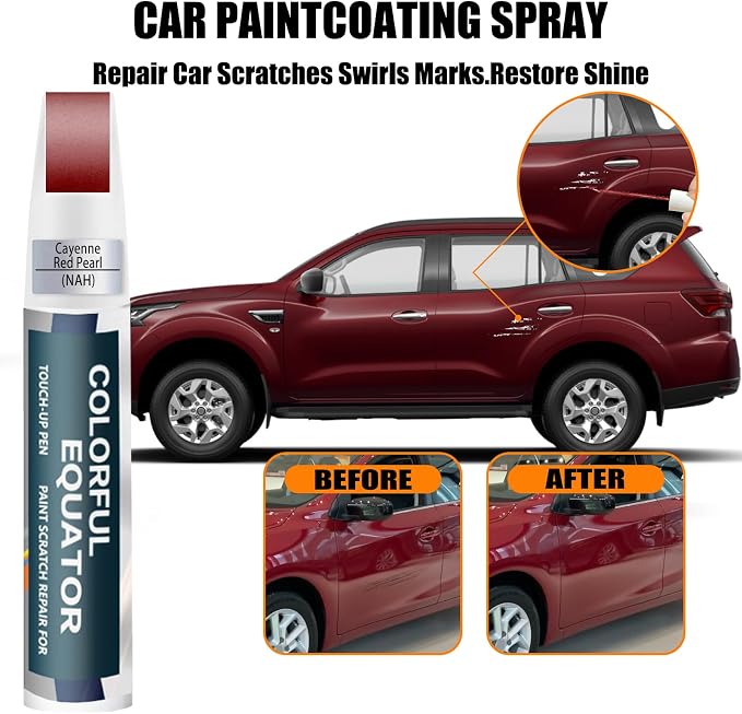 NAH Cayenne Red Pearl Touch Up Paint - Image 3