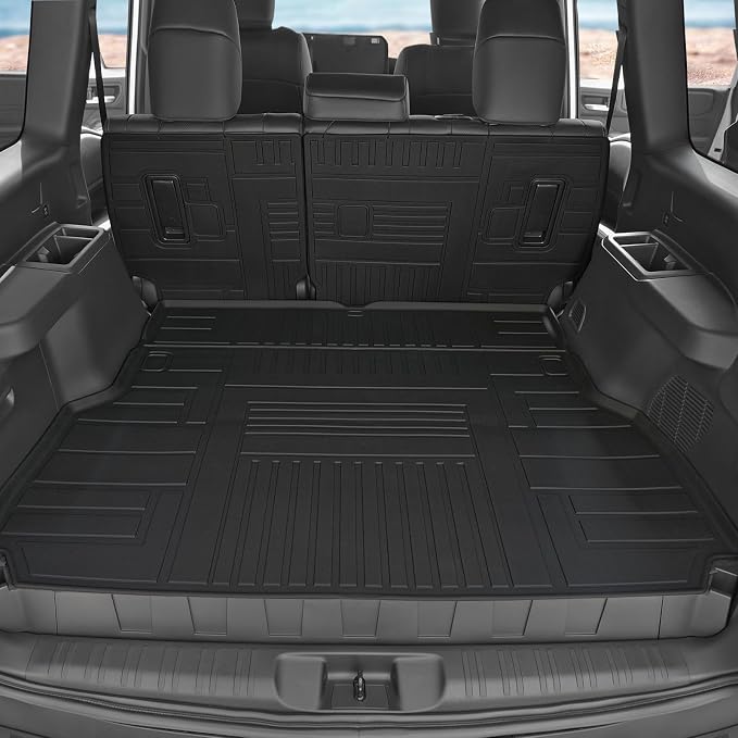 Floor Mats Set for 2024 2025 Toyota Land Cruiser Prado 5 Seats, Full Coverage - Image 9