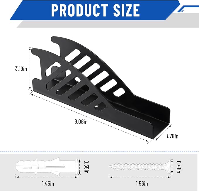 4 Packs Jack Stand Holder Wall Mount Organizer Bracket Rack Fits 4 & 5 & 6 Ton - Image 6