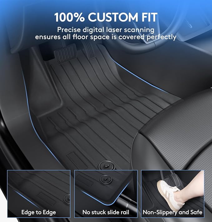 2025 New Version Floor Mats for Tesla Model 3 Highland - Image 2