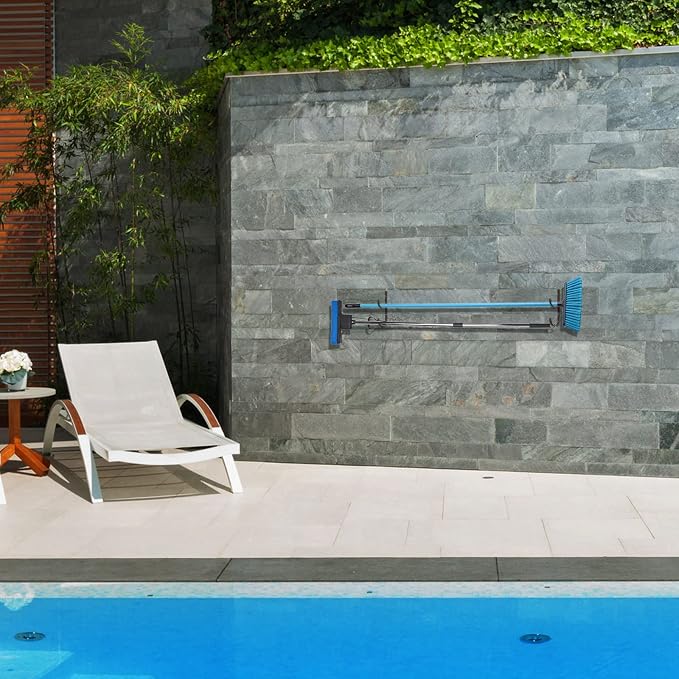 6 Pieces Pool Pole Hook Hanger Swimming Metal Brackets Pool Hook - Image 3