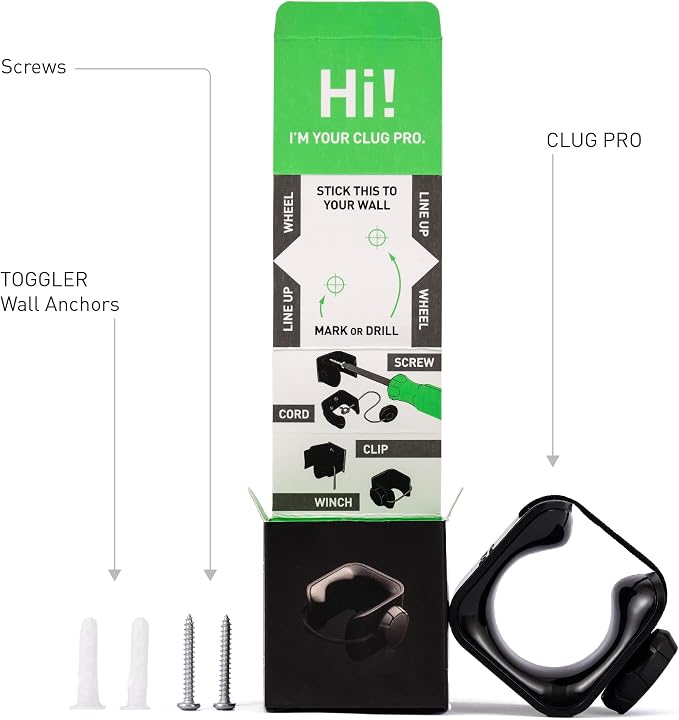 Hornit CLUG PRO | Wall Mounted Bike Rack | Secured by FIDLOCK | 5 Sizes | Easy - Image 6