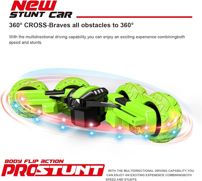 Threeking RC Stunt Car Remote Control Cars - Image 3