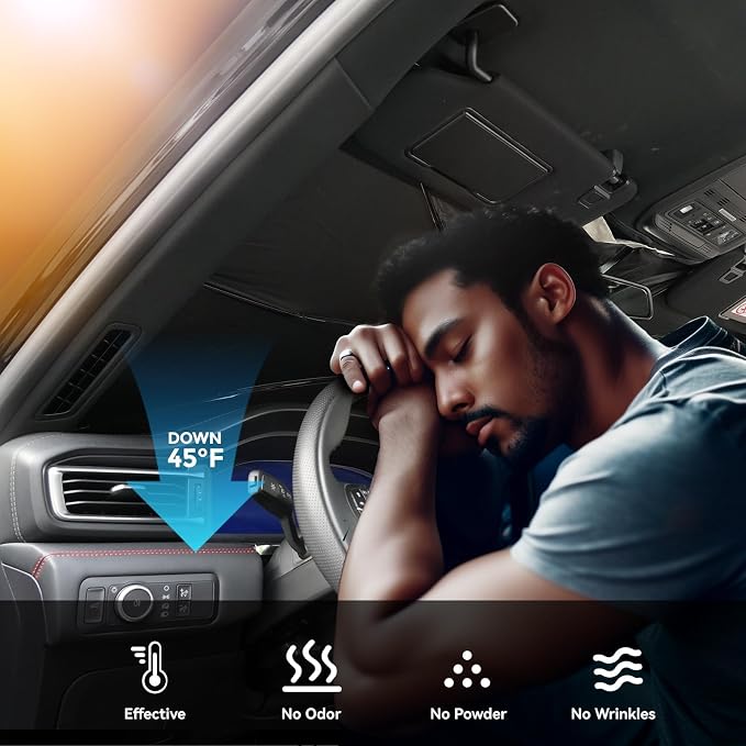 2020-2025 Upgraded for Ford Explorer Sunshade, Portable Foldable Sunshade - Image 4