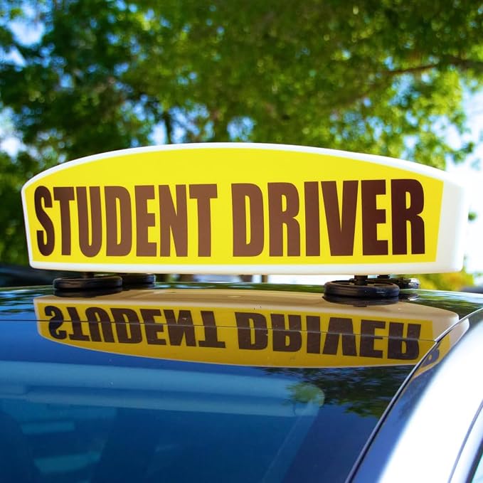 Student Driver Sign for Car Top - Image 4