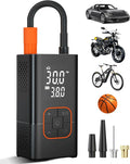 Tire Inflator Portable Air Compressor-150PSI Bike Pump, Portable Tire Inflator by lamfurart