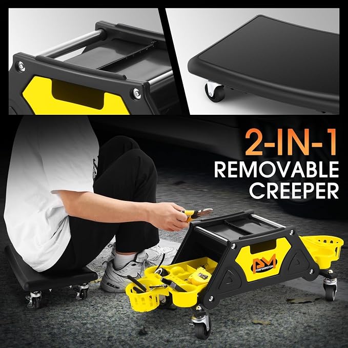 PM PERFORMOTOR Mechanic Stool - Image 6