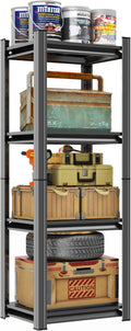 Metal Garage Shelving Unit, Heavy Duty 4-Tier Adjustable Storage Rack, Steel by Notmise