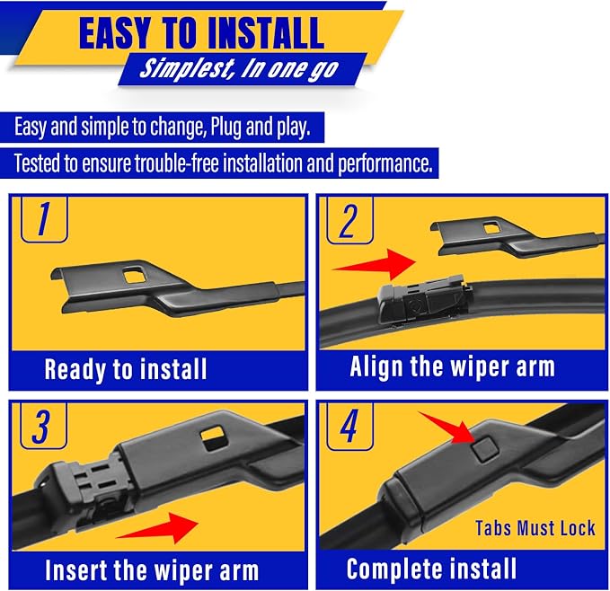 3 wipers Replacement for 2011-2017 GMC Terrain/2011-2017 Chevrolet Equinox - Image 8