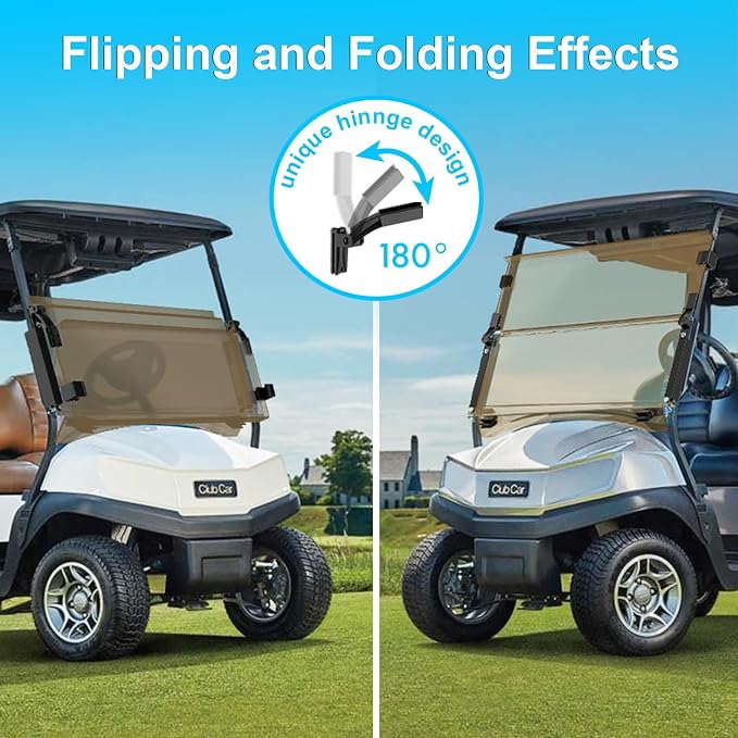 Club Car Precedent Windshield, Golf Cart Windshield - Image 5