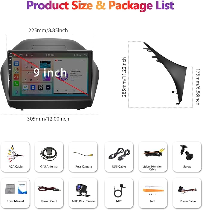 SIXTOP Android Car Stereo for Hyundai Tucson IX35 2010-2015 - Image 2