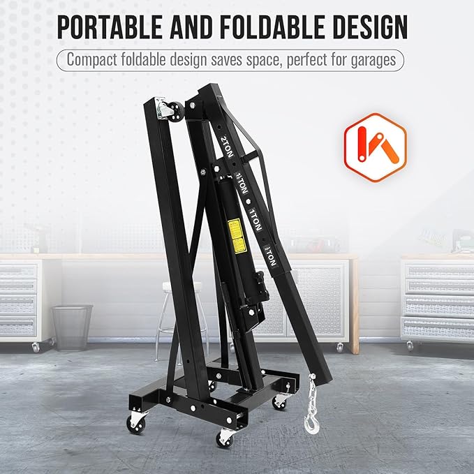 2 Ton Hydraulic Engine Hoist - Image 4