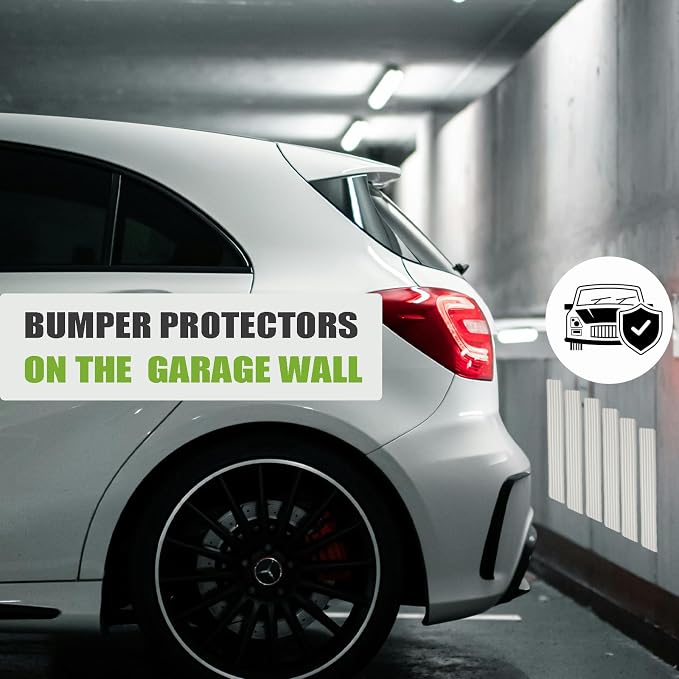 Garage Wall Protector Strip Car Door Protector, Self-Adhesive Rubber Garage - Image 5