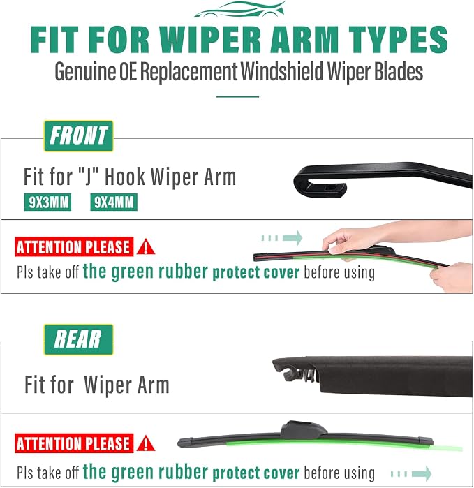 28" 14" 13" Windshield Wiper Blades Replacement - Image 8