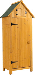 30.3" L X 21.3" W X 70.5" H Outdoor Storage Shed by Gejok