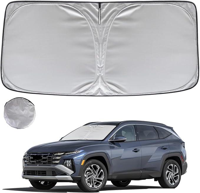 KAYZT Windshield Sun Shade for 2022-2026 Hyun-dai Tucson Foldable Sunshade by KAYZT