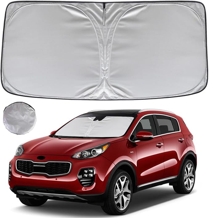 KAYZT Windshield Sun Shade for 2018-2022 Kia Sportage Foldable Sunshade Front by KAYZT