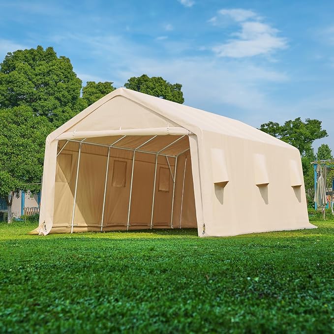 ADVANCE OUTDOOR 13x20 ft Garage Tent Carports - Image 8