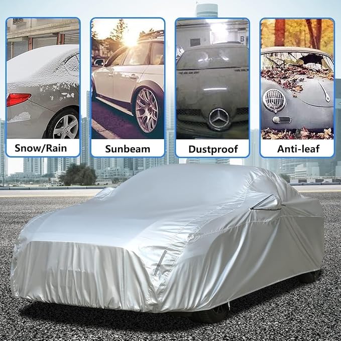 Tecoom Car Cover Waterproof UV-Proof Windproof - Image 3