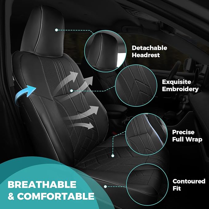 for Toyota RAV4 Seat Covers 2013 2014 2015 2016 2017 2018 RAV 4 XLE SE Limited - Image 3