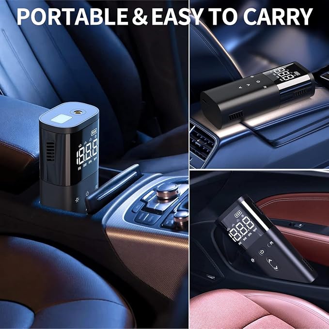 Tire Inflator Portable Air Compressor, Air Pump - Image 7