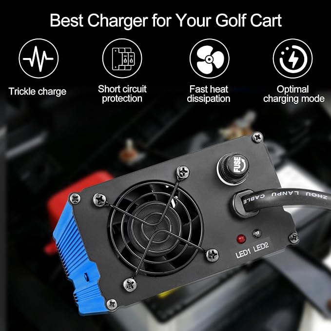 10 Amp 48 Volt Golf Cart Battery Charger - Image 4