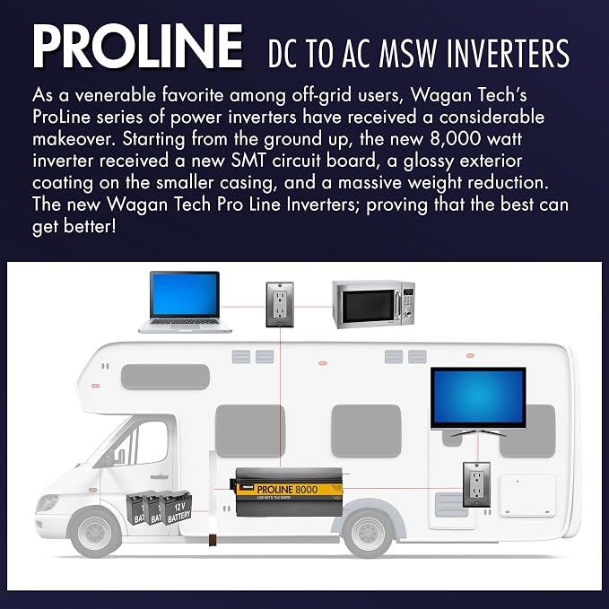 Wagan EL3746 12V 8000 Watt Power Inverter - Image 6