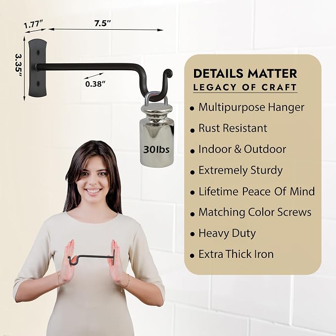 RTZEN Plant Hangers Outdoor or Indoor - Image 2