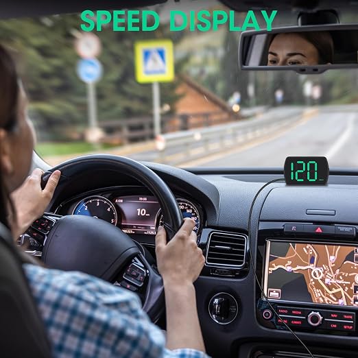 2 Pack GPS Digital Speedometer for Car MPH, Universal HUD Speed Meter - Image 3