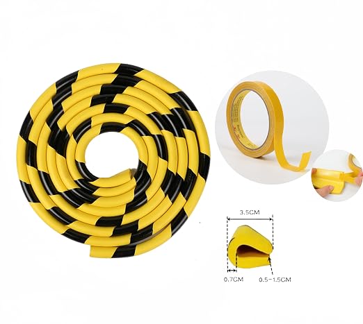 Heavy-Duty Wall & Corner Guards – 5M Self-Adhesive NBR Rubber Protection - Image 2