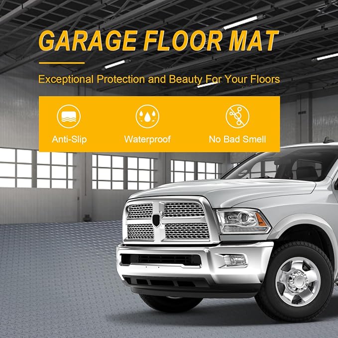 7.5x25 FT Garage Floor Mat, 2.8mm Thickened Flooring Roll - Image 4