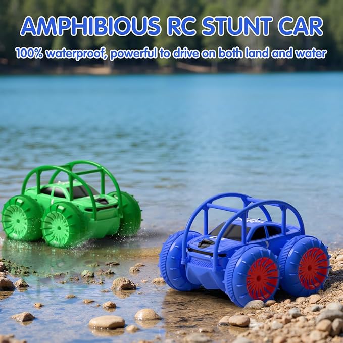 Remote Control Car, Fast Direct Charging RC Cars Amphibious 360° Rotating LED - Image 4