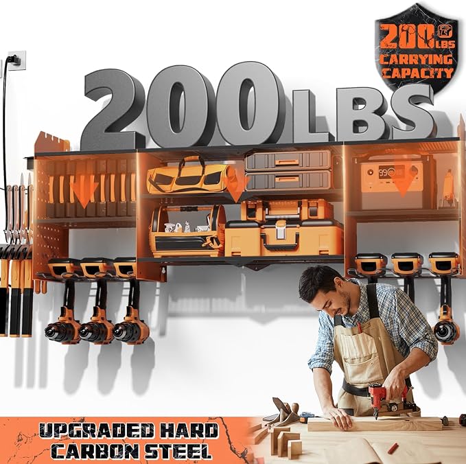 45" Large Power Tool Organizer Wall Mount - Image 4
