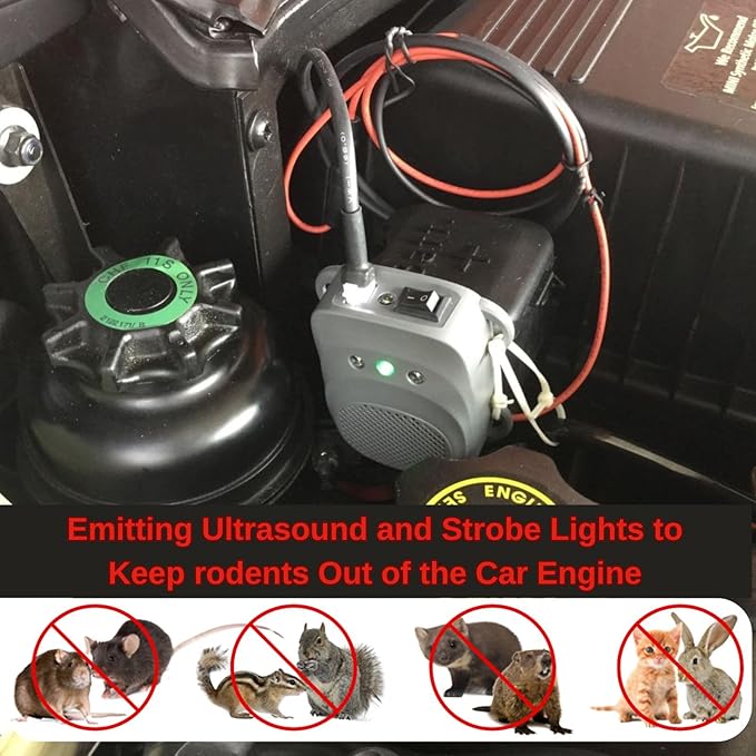 Rodent Repellent for Car Engine Under Hood Rodent Repeller - Image 3