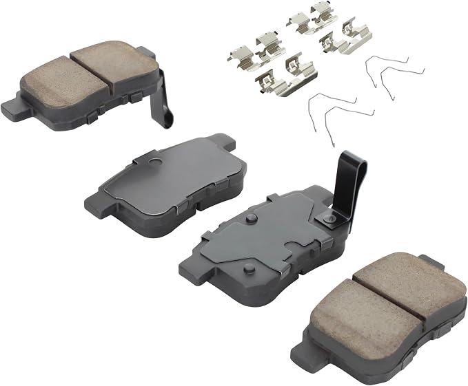 Premium Ceramic Rear Brake Pads Compatible - Image 2