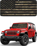 Autoamerics JeepWrangler Dark Camo Flag 1-Piece Windshield Sun Shade Foldable by AutoamericsUS