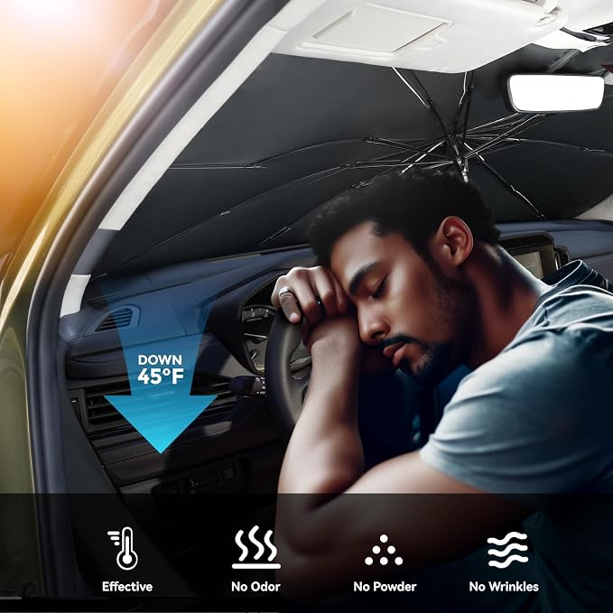 2019-2024 Upgraded for Subaru Forester Sunshade, Portable Foldable Sunshade - Image 4