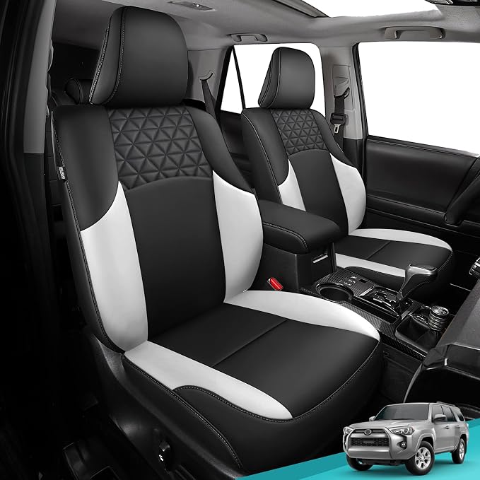 Seat Covers for Toyota 4Runner 2011-2024, Faux Leather Car Seat Cover Full Set - Image 7