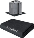 Outdoor Storage Shed Floor Mat, 8.2*10.2FT Waterproof Washable Garden Flooring by RUNZEG