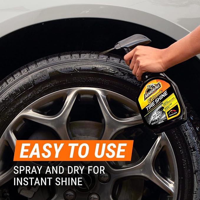 Armor All Extreme Tire Shine Spray, Tire Cleaner and Shine, 22 Fl Oz Each - Image 6