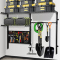 Garage Shelf Wall Mounted with Pegboard Heavy Duty Garage Wall Shelving with by NouraVita